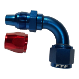 FTF Hose End One Piece Cutter Style Swivel 90° An16 image 1