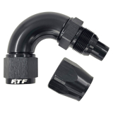 FTF Black Hose End One Piece Cut Style 120° An10 image 1